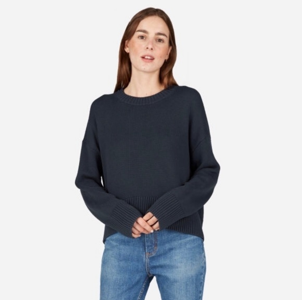 EVERLANE cotton crewneck sweater